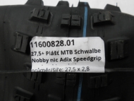 NOVÝ PLÁŠŤ SCHWALBE NOBBY NIC ADDIX SPEEDGRIP 27,5+X2,80