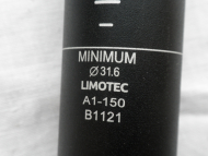 NOVÁ TELESKOPICKÁ SEDLOVKA LIMOTEC ALPHA A1 31,6MM/150MM