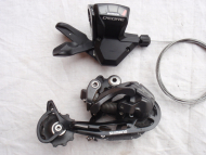Přehazovačka Shimano SLX + řazení Shimnao Deore 9s