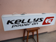Světelná reklama Kellys Power On
