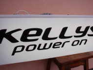 Světelná reklama Kellys Power On