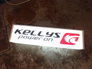 Světelná reklama Kellys Power On