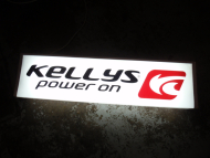 Světelná reklama Kellys Power On
