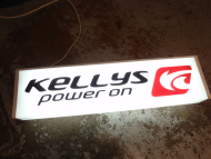 Světelná reklama Kellys Power On